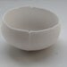Micro bowl white stoneware English fine bone china