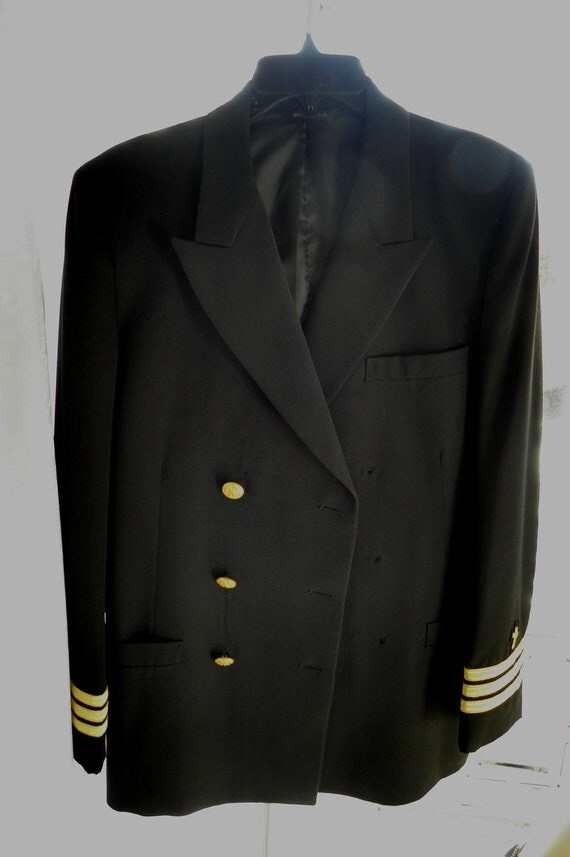 36R 38R Navy Chaplains Jacket DAVIS CLOTHING by CocoRoseVintage