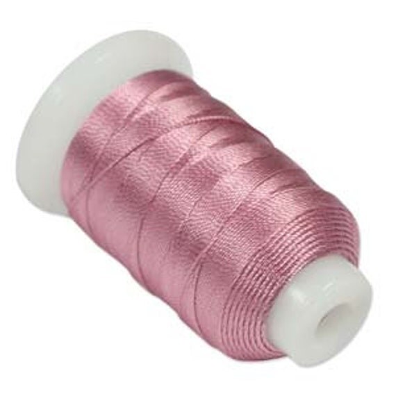 silk thread beading for Stringing Cord Raspberry Jewelry Thread FFF Silk Bead Cream Size