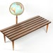 Mid-Century Slat Bench / Coffee Table - California Modern - Minimalist style with interesting heritage