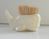 Whale Toothpick Holder in White Perfect Gift For Whale Lover Kitchen Decor READY TO SHIP