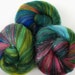 Wild mint -- (5 oz. per set) merino, bfl x romney locks, faux cashmere, tencel, sparkle.