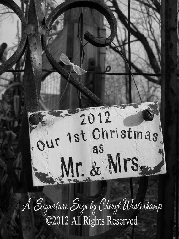 Download OUR FIRST CHRISTMAS as Mr and Mrs Ornament by ...