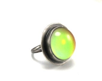 Sterling Silver Mood Ring - Round