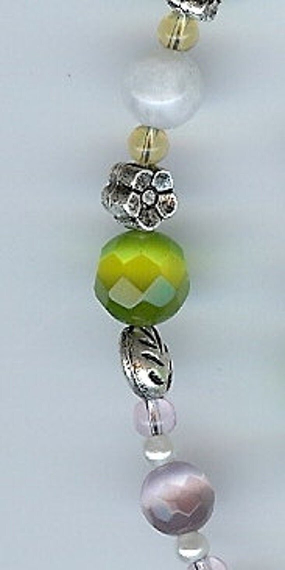 Spring Colors Fancy Beaded Eye Glasses Lanyard