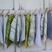 Upcycled Cloth Napkins-Whimsical Garden