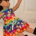 American Girl Doll Clothes Dress Rainbow Colors Ladybug and Daisy Medley SALE