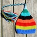 SALE RTS RAiNBoW Newborn Knit Baby HaT BaBY PHoTO PRoP Boy Girl Winter BeANiE Stripe TaSSeL FCN Stocking Hat CoMiNG HoME Unisex Baby Hat