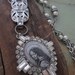 Stillpoint... vintage paste repurposed renaissance madonna necklace