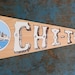 Wooden Pennant, Original Screenprint, Chi-town Chicago