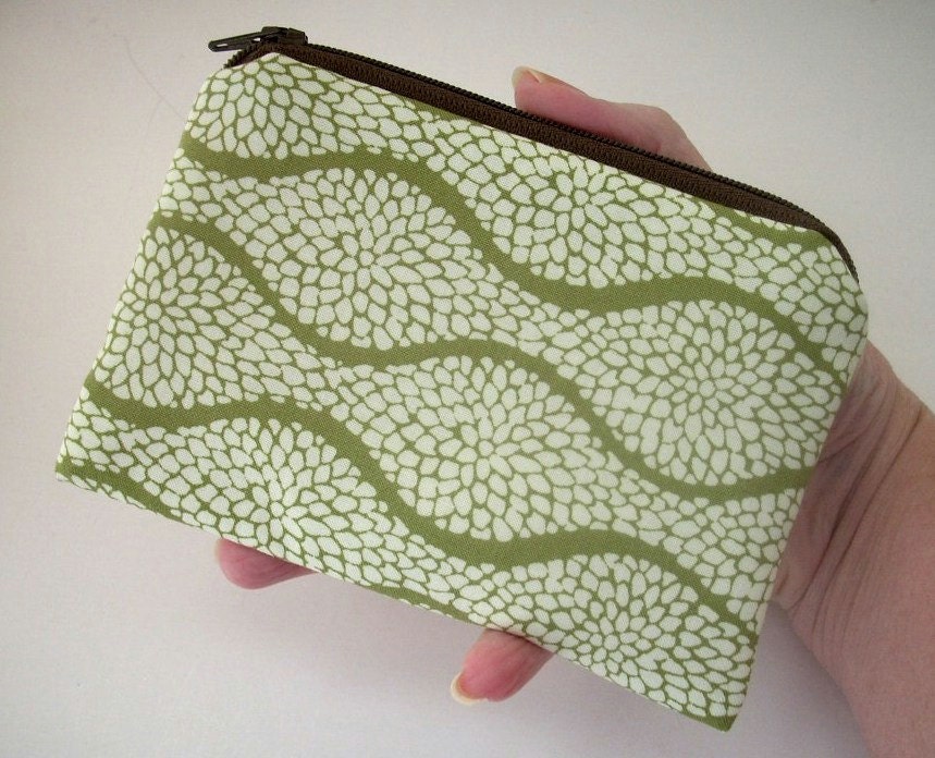 Little Zipper pouch Coin Purse Gadget Case ECO Friendly Padded