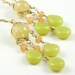 Summer Citrus Chandelier Earrings Gold