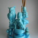 An extremely ornate pencil holder