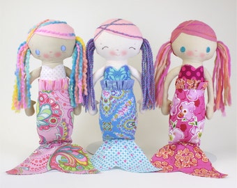 SALE MerMae Mermaid PDF Doll Pattern