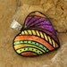 Dichroic Fused Glass Hand Etched Pendant, Fused Glass Heart Pendant - Heartfelt Memories