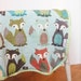 Foxy - fox Organic Interlock Knit Blanket by PETUNIAS newborn baby gift photo prop blue brown green orange gray swaddle wrap nursing cover