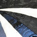 Fabric Scrap Box in Blue, Black and Cream