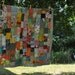 charming, soft, farmhouse baby quilt -- stroller size -- gender neutral -- cotton