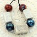 Raku Focal Bead Set
