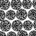 Robin Zingone Modern, Floral Circles, Pepper Fabric - By the Yard
