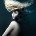 Black Dramatic tulle hair pin/brooch, Special event, one of a kind couture accessory