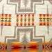 c. 1923 RARE Vintage Wool Beaver State PENDLETON Fringed Harding SHAWL Indian Trade Blanket