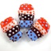 Lampwork beads - Handmade Lampwork bead glass focal - Lampwork beads set - Squeezed Caterpillar Bubbles Beads (3) SRA