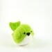 Childrens Bird Stuffed Animal in Neon Green Kids Plush Toy