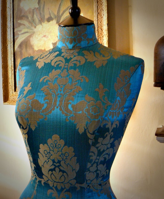 Interior Design Mannequin Damask Corset Laced Home Decor