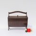 Vintage Wooden Sewing Box