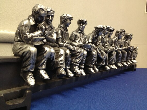 Lunch on a Skyscraper. Wall Decor. Sculpture by CreativeNuts