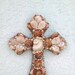 Cross Shells Pearl and Brown