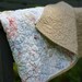 Quilt - baby quilt, accent, or throw - Seaside Rose