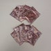 10 Jewelry Bead Pouches - Pink Shimmer