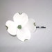 Wedding Hair Fascinator. White Dogwood Hair Pin. Bridal/Bridesmaid/Flower Girl Hair Pin. Set of 2