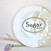 Vintage Kitchen Sugar Sign Farmhouse Wall Decor Shabby Chic Cottage Cream French Market