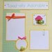 TOAD-ALLY ADORABLE 12x12 premade scrapbook pages FrOGs