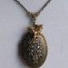 Floral Locket Necklace