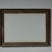 Upcycled barn wood poster frame 13x19 with white mat for 11x17