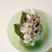the grey lady - vintage flower hair clip