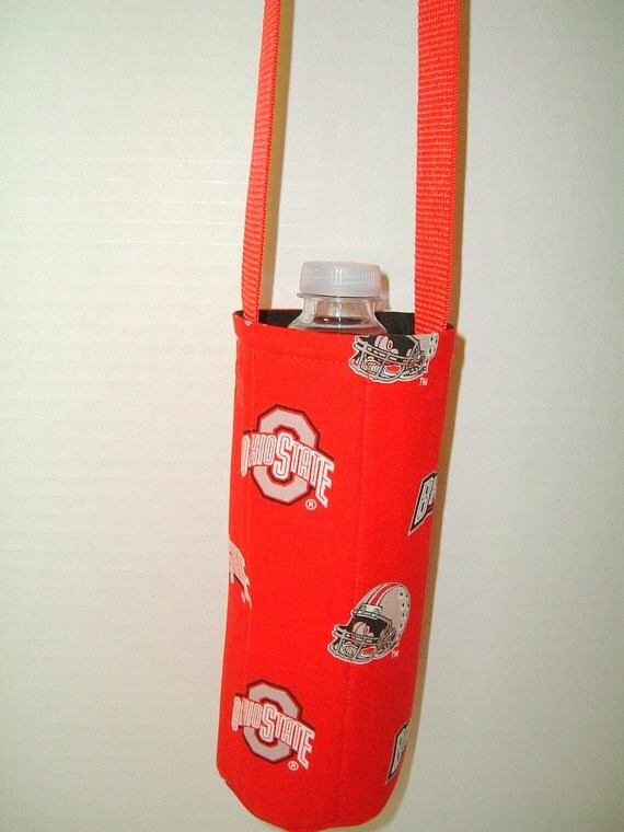 Ohio State OSU Water Bottle Carrier by JosiesKids on Etsy