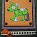 Frankenterrier's Monster: Set of 5 Halloween cards, bull terrier, jack russell, parsons russell