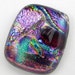 Multicolor Dichroic Fused Glass Cabochon - 1024