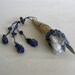 CALLING ALL ANGELS wand with Angelite, Kyanite, Lapis Lazuli, Brazilian Quartz, Elk Antler tip
