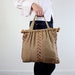 1950s Handbag - 50s Knitting Bag