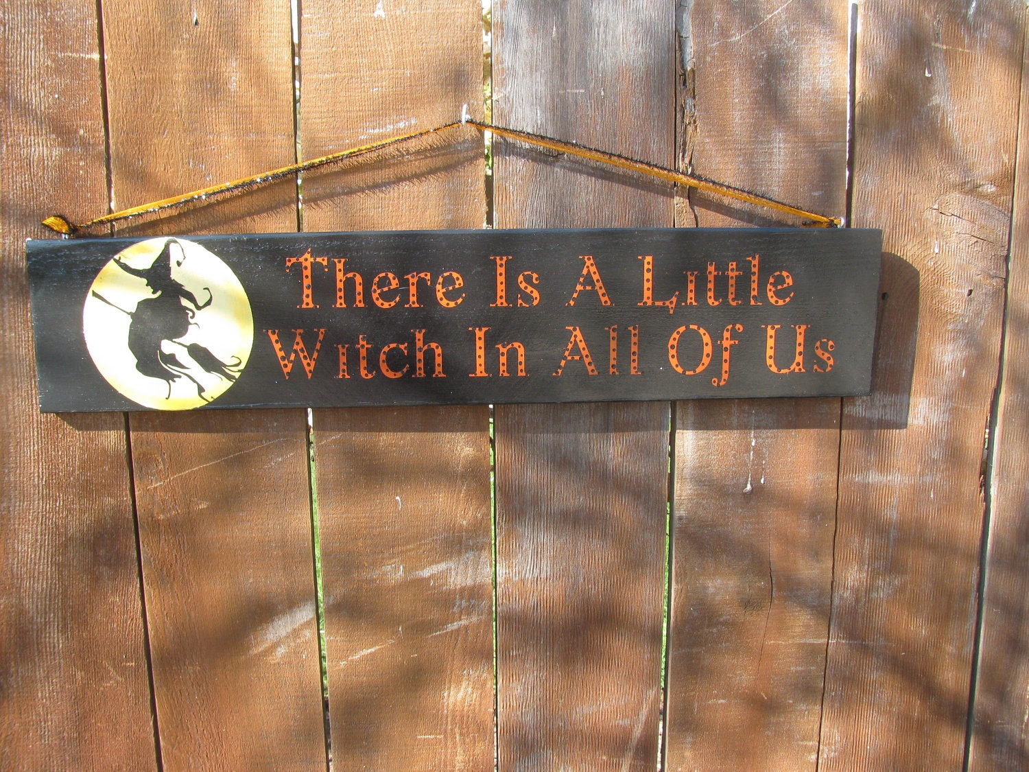 Halloween Witch Sign