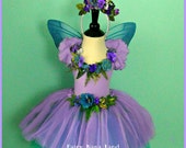 Items similar to HALLOWEEN - Fairy Costume - Flower Girl - Lilac and ...