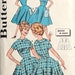 1950's Wrap Dress Reversible Front or Back Bust 32