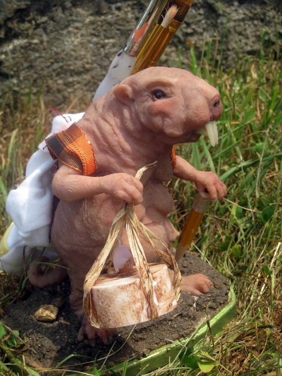 Custom Size Naked Mole Rat Costume for Adult or Child