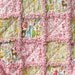 Baby Girl Quilt Rag Quilt Pink Woodland Animals